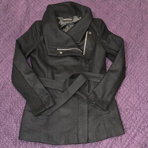 Express Belted Dress Coat